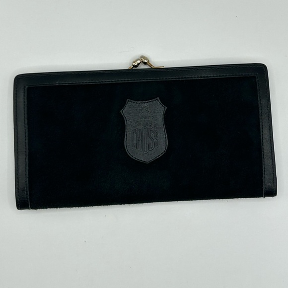 Mark Cross Handbags - Mark Cross Kiss Lock Wallet with Embossed Crest